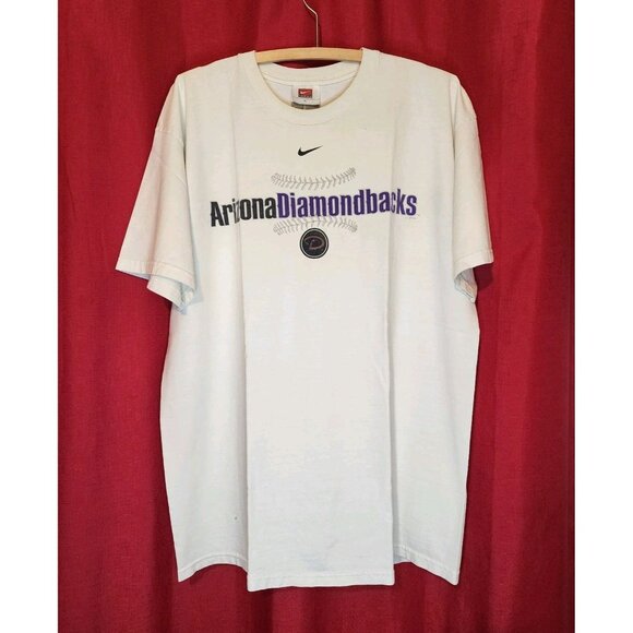 MLB Arizona Diamondbacks 2000's T-shirt Short Sleeve White Size Large - Picture 1 of 16